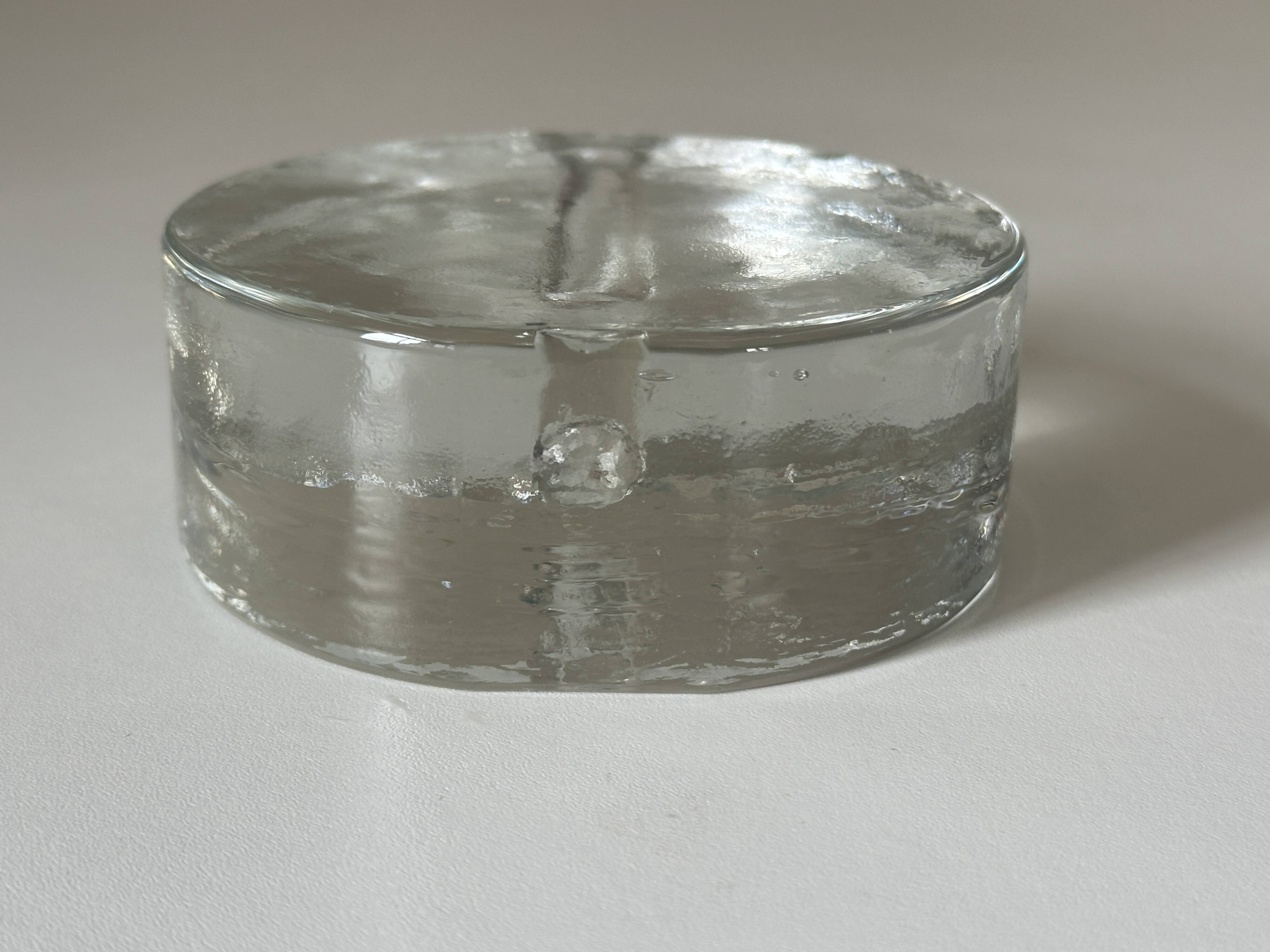 Walter glass vintage soliflore vase from the 70s