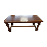 Classical oak workplace or bookcase table