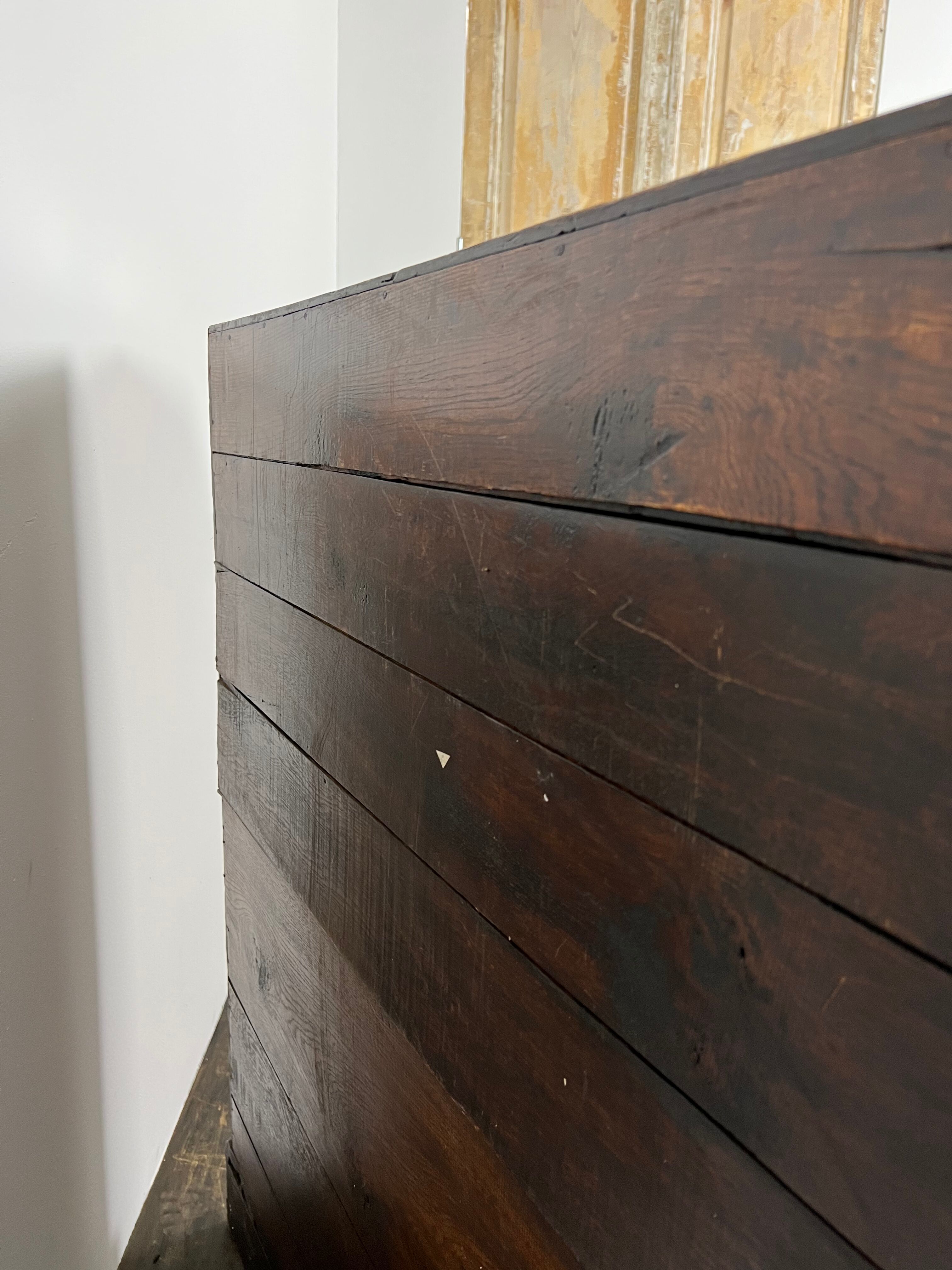 English oak writing desk