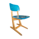 Chaise enfant Casala vintage bleu/vert