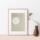 Hand painted abstract wall art 03 - sun