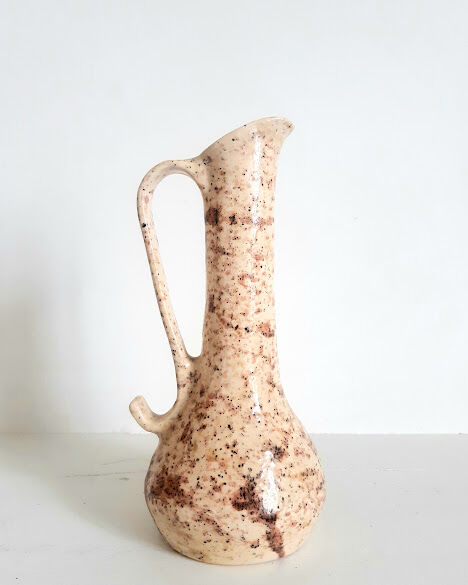 Vintage ceramic pourer signed