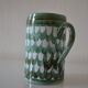 Vintage ceramic beer mug hallstatt austria