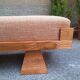 Bench with Pyramid Legs and Stain-Resistant Multi-Color Fabric from Artigianato Italiano, 2000s