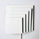 Geometric Square Layered Wall Lamps By Unknown Designer, The Netherlands 1960S