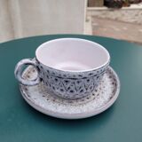 Ceramic coffee/tea service / 1 person - signed Jean Austruy