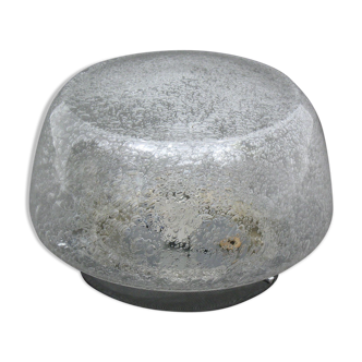 Plafonnier verre à bulles Allemagne années 1970