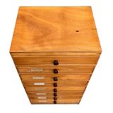 Vintage drawer unit with Bakelite knobs 1950