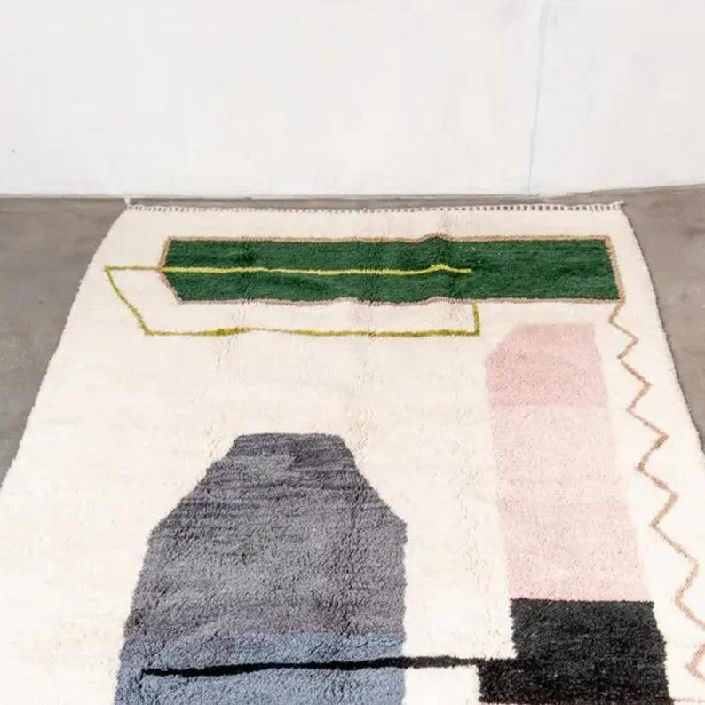 Berber rug with colourful patterns 200/300 cm