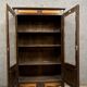 Louis XV style Bressane bookcase in walnut and burl circa 1900-1940