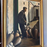 Oil on canvas "The Guardian of the Jars" –