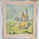 Wolfgang Heinz Unger, Colorful Still Life, 1971, Oil Painting, Framed