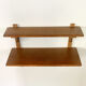 Double étagère vintage en bois