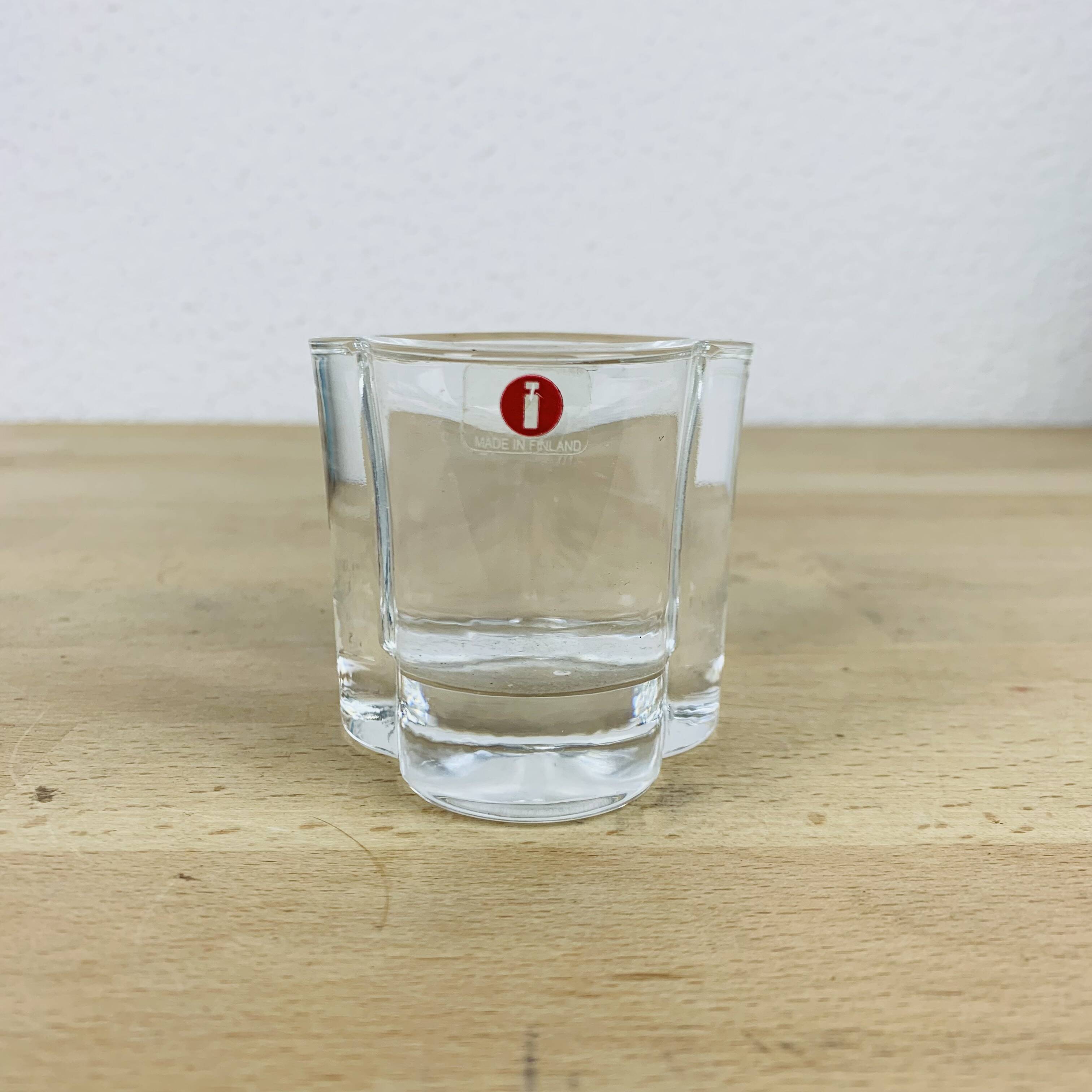 Scandinavian clover glass iittala candle holder