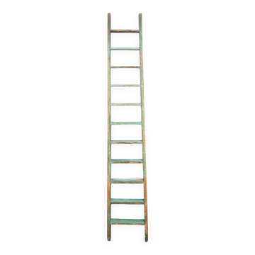 Old wooden miller's ladder
