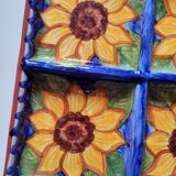 Compartmented artisanal dish