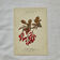 19th-century botanical engraving, double-sided, hand-coloured, plant from France.