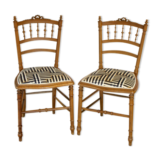 Pair of Louis XVI flying chairs