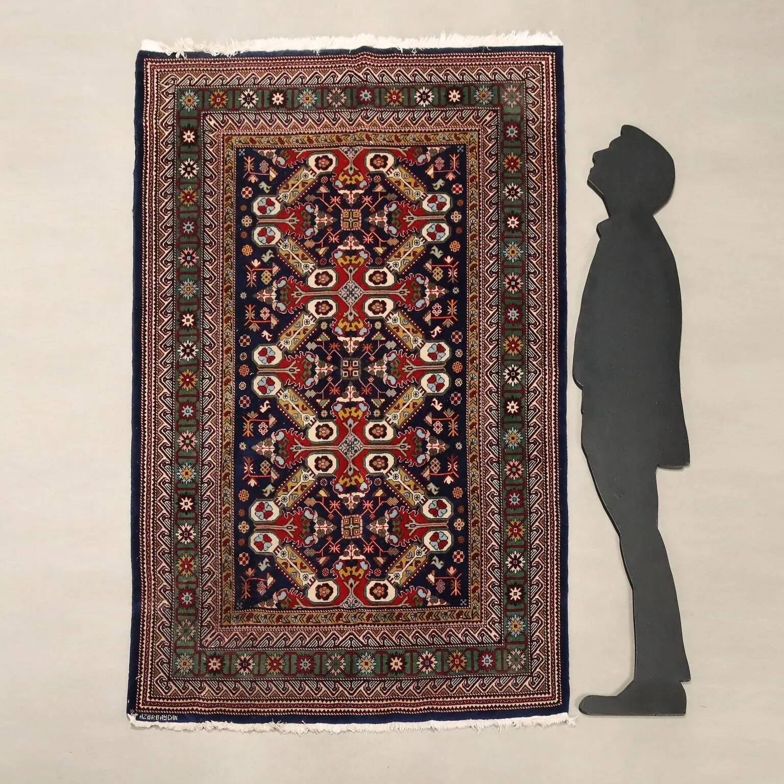 Tapis Shirvan ancien en coton et laine, Russie