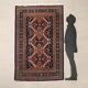 Tapis Shirvan ancien en coton et laine, Russie