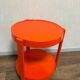 Desssert Prisunic orange - meuble d'appoint Prisunic - bout de canapé vintage -70s