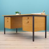 Ash desk, Danish design, 1980s, production: Labofa Møbler
