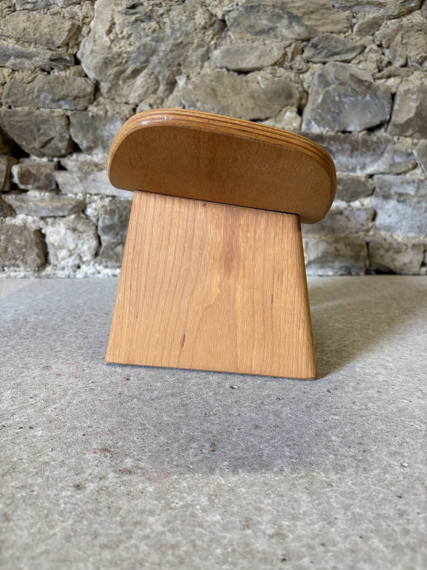 Tabouret de méditation SHOGGI par A. Gaubert, 1980