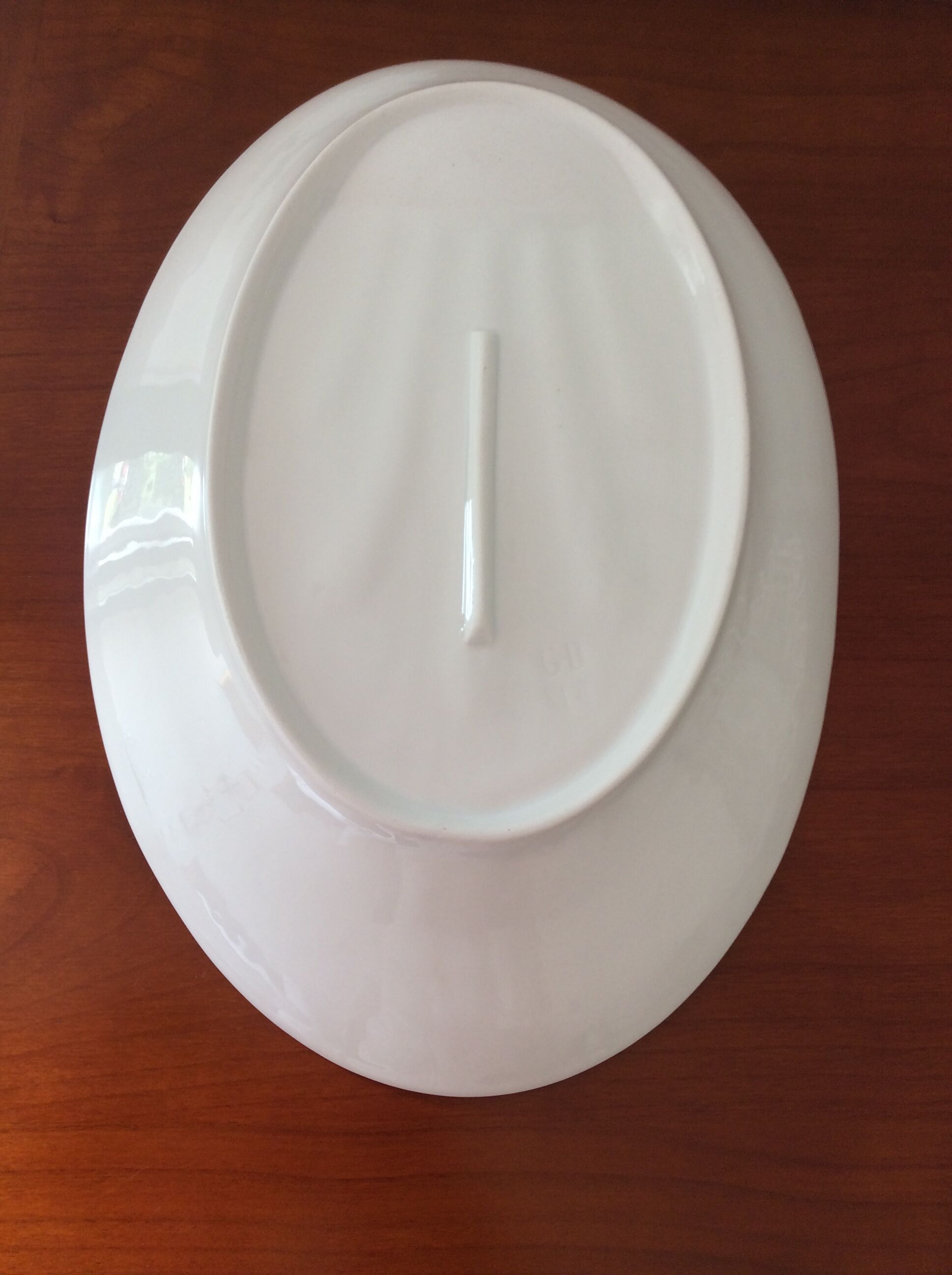 Old meat dish leg GD 14 imprint on base