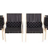 Gijs Bakker set of 4 ''Seatbelt'' Chairs 1978 Holland