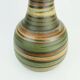 Dumler & breiden mid century ceramic vase model no. 476/32 stripe dekor 1960s
