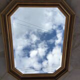 Mirror in gilded wood 82 x 62 cm