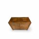 Walnut burl commode, Italian Art Deco, 1940s.