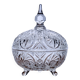 Large antique Bohemian crystal candy dish