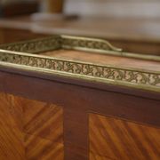 Louis XVI style cylinder desk in marquetry from the Napoleonic III period.
