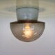 Small glass design wall or ceiling lamp, flush mount, 1970s