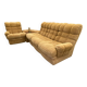Salon modulable vintage en tissu