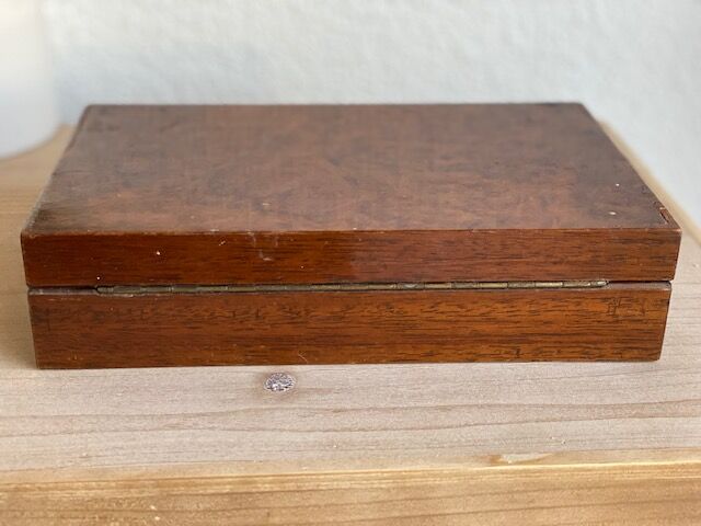 Coffret boite en loupe de bois
