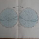 Old celestial planisphere