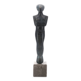 Sculpture cycladique en bronze, années 70
