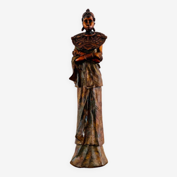 Statuette africaine / femme Massaïe