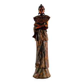 Statuette africaine / femme Massaïe