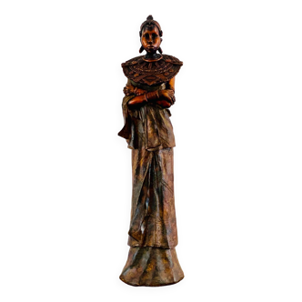 African statuette / Massai woman