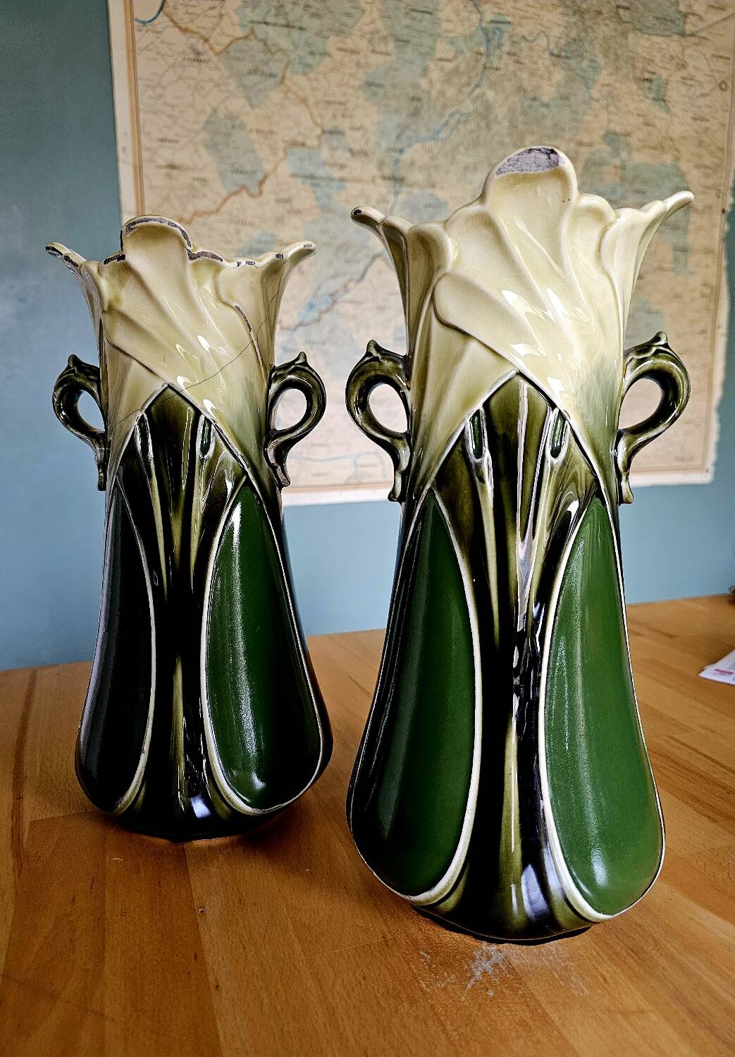 Paire de vase Art Nouveau De Bruyn
