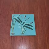 Pond earthenware tile - vintage