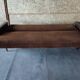 Velvet and skai sofa bed