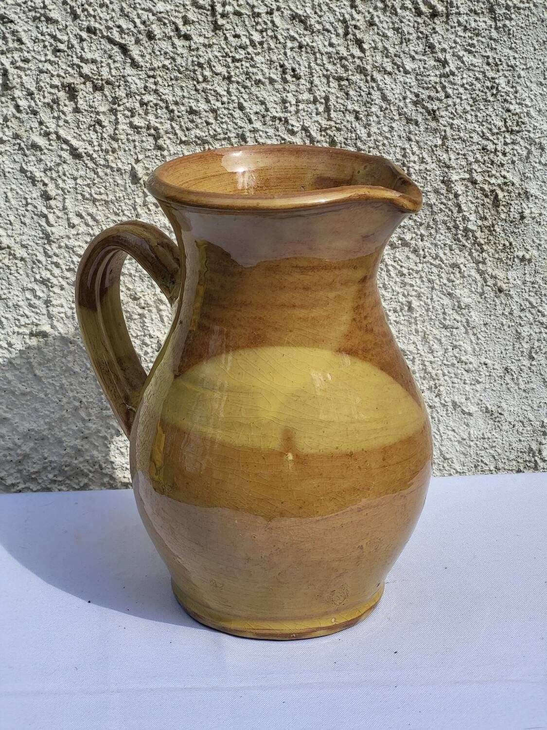 Terracotta pitcher