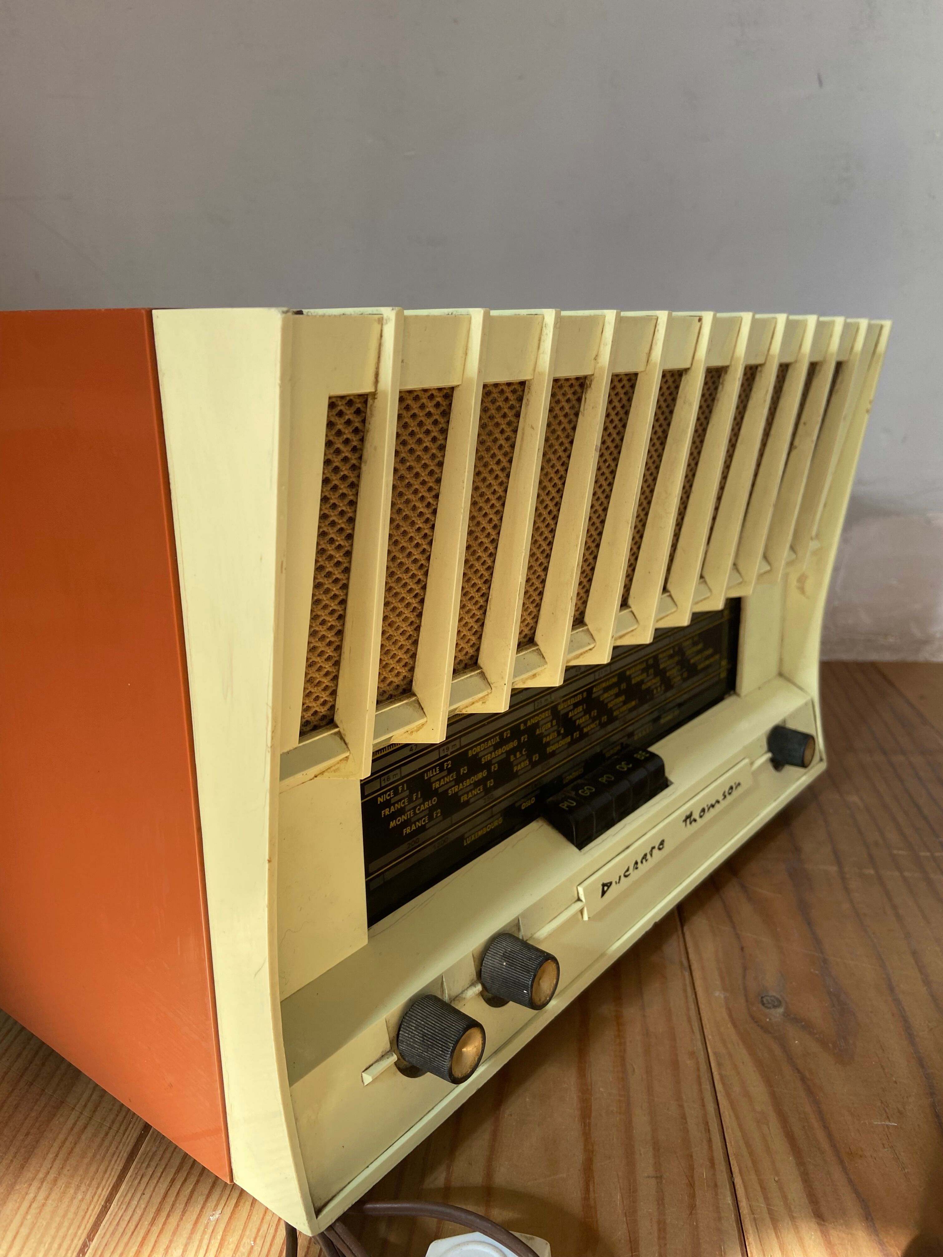 Vintage radio set Ducretet Thomson 50s