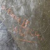 Oil on canvas, Woman with a white headdress dated 1840