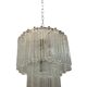 Mid-century italian murano glass tronchi tube lamp