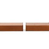 Danish Wall Mounted Nightstands in Teak 1960s